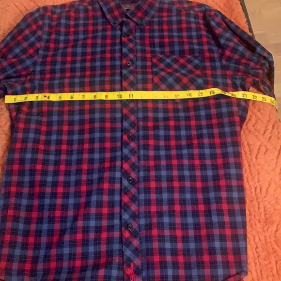 Men’s Medium Plaid button down Ben Sherman button-up - Picture 8 of 13